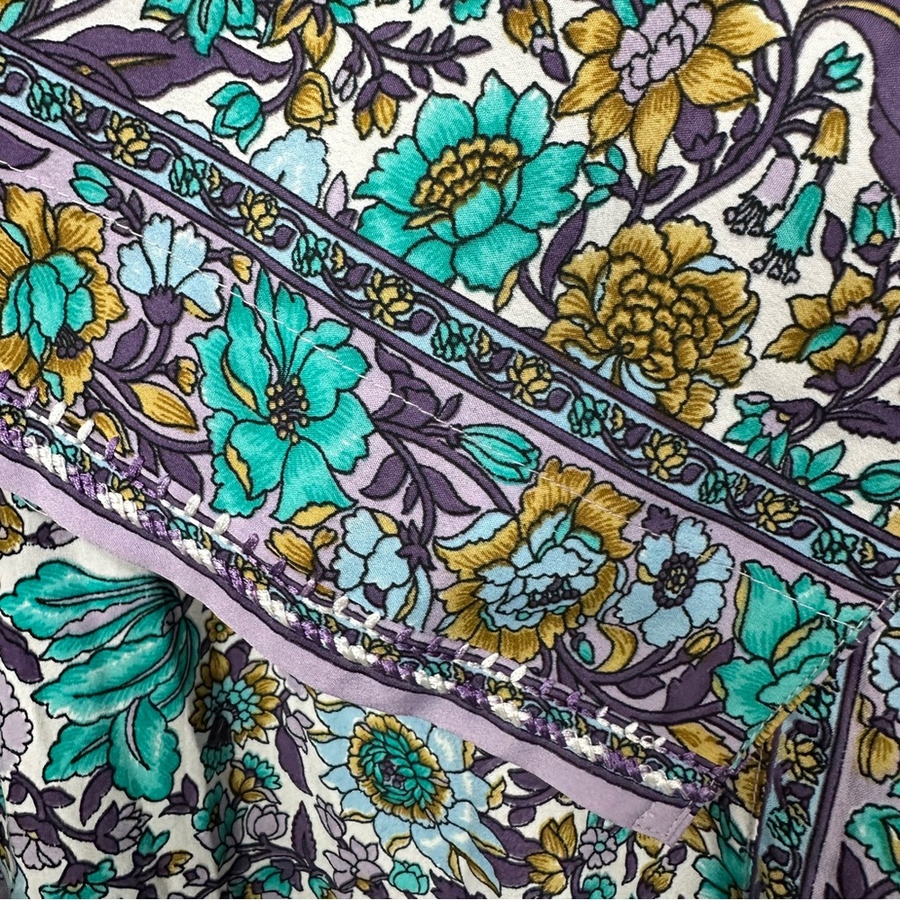 Soft Surroundings Multicolor Floral Swim Cover-Up - Picture 11 of 13
